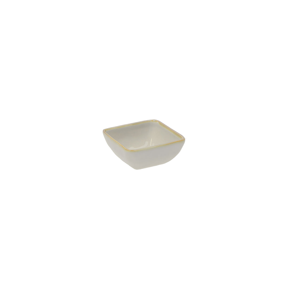 CONCERTO (Pearl Grey) GRIGIO PERLA Square Tiny Bowl 8 Cm