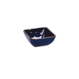 CONCERTO (Blue Indigo) COBALTO Square Tiny Bowl 8 cm