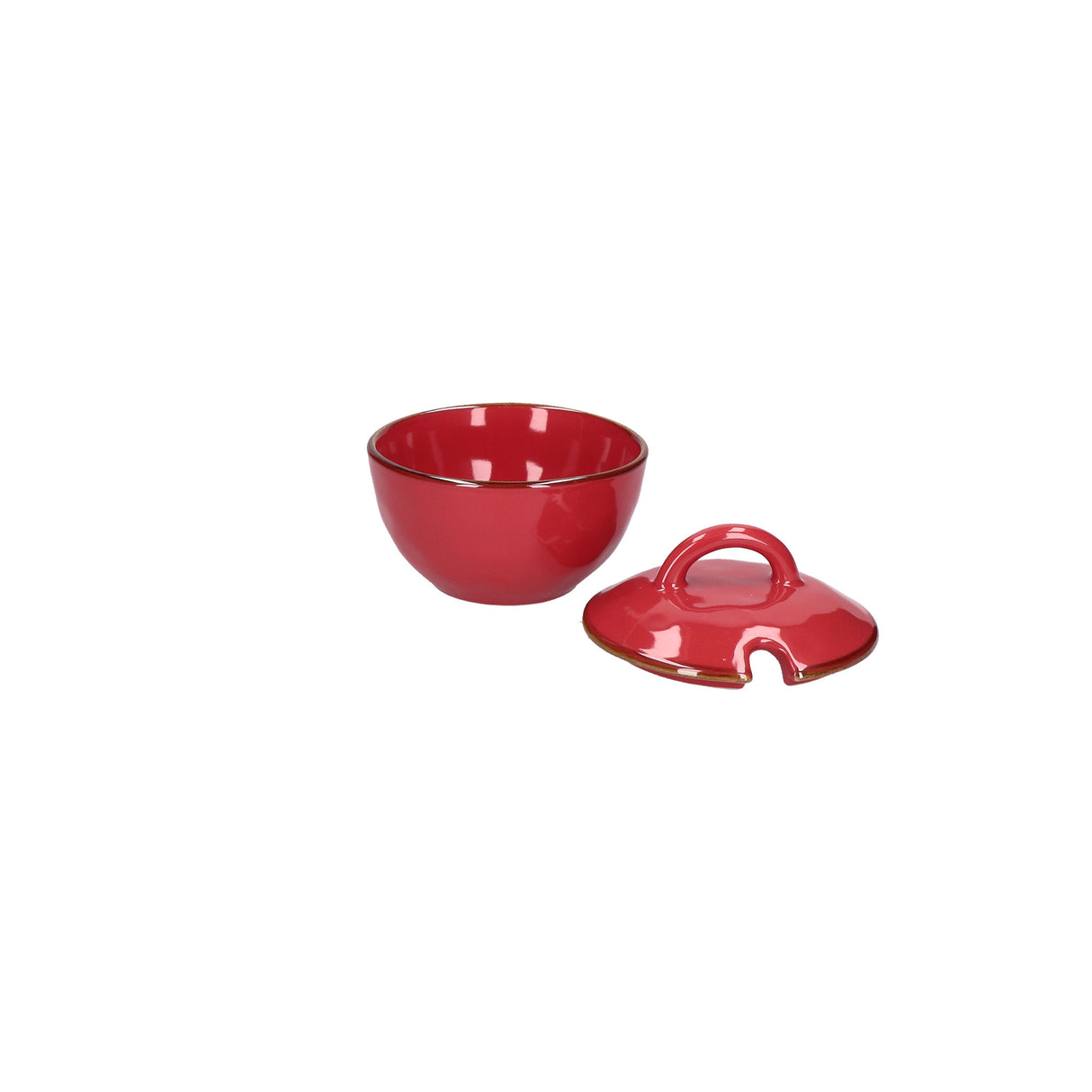 CONCERTO Coral Red Sugar Bowl