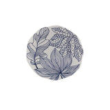 Blue Salad Plate Cm 20 Leaves