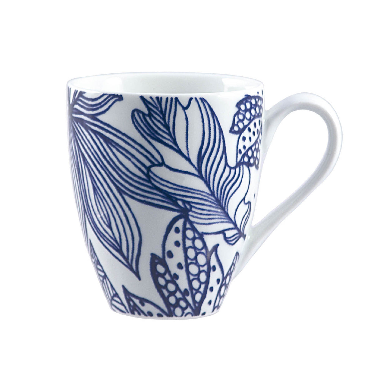 BLUE Mug Leaves Cc 420 In Gift Box