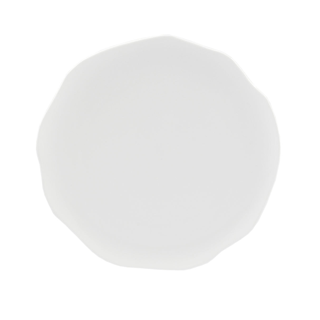 White Round Platter Cm 30