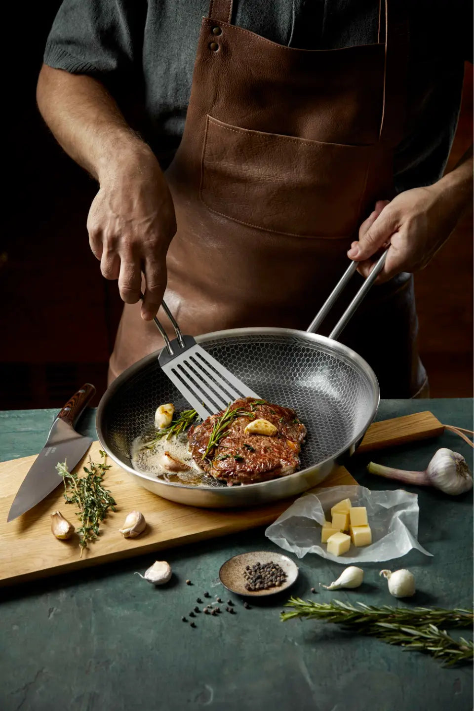 Multi Frying pan 28 cm Mosaic ceramic Slip-Let® coating