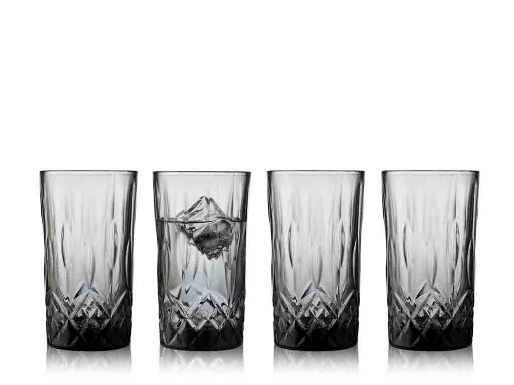 Highball Sorrento 38 cl 4 pcs Smoke