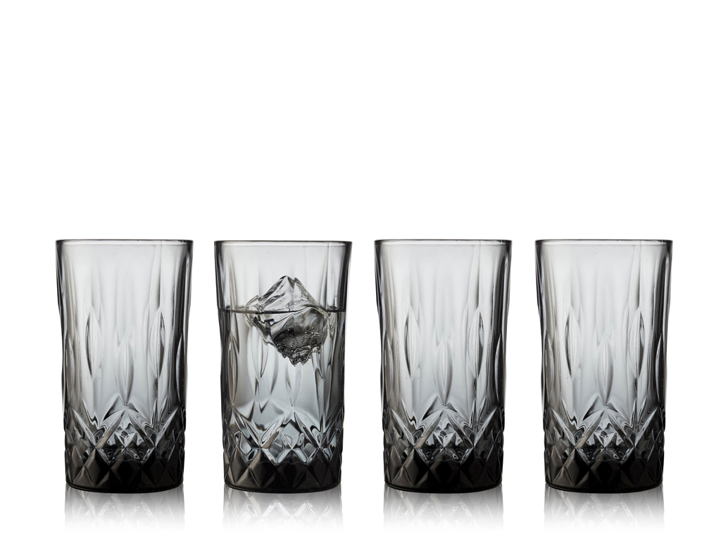 Highball Sorrento 38 cl 4 pcs Smoke