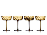 Champagne coupe Vienna 35 cl 4 pcs Amber