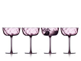 Champagne coupe Vienna 35 cl 4 pcs Purple