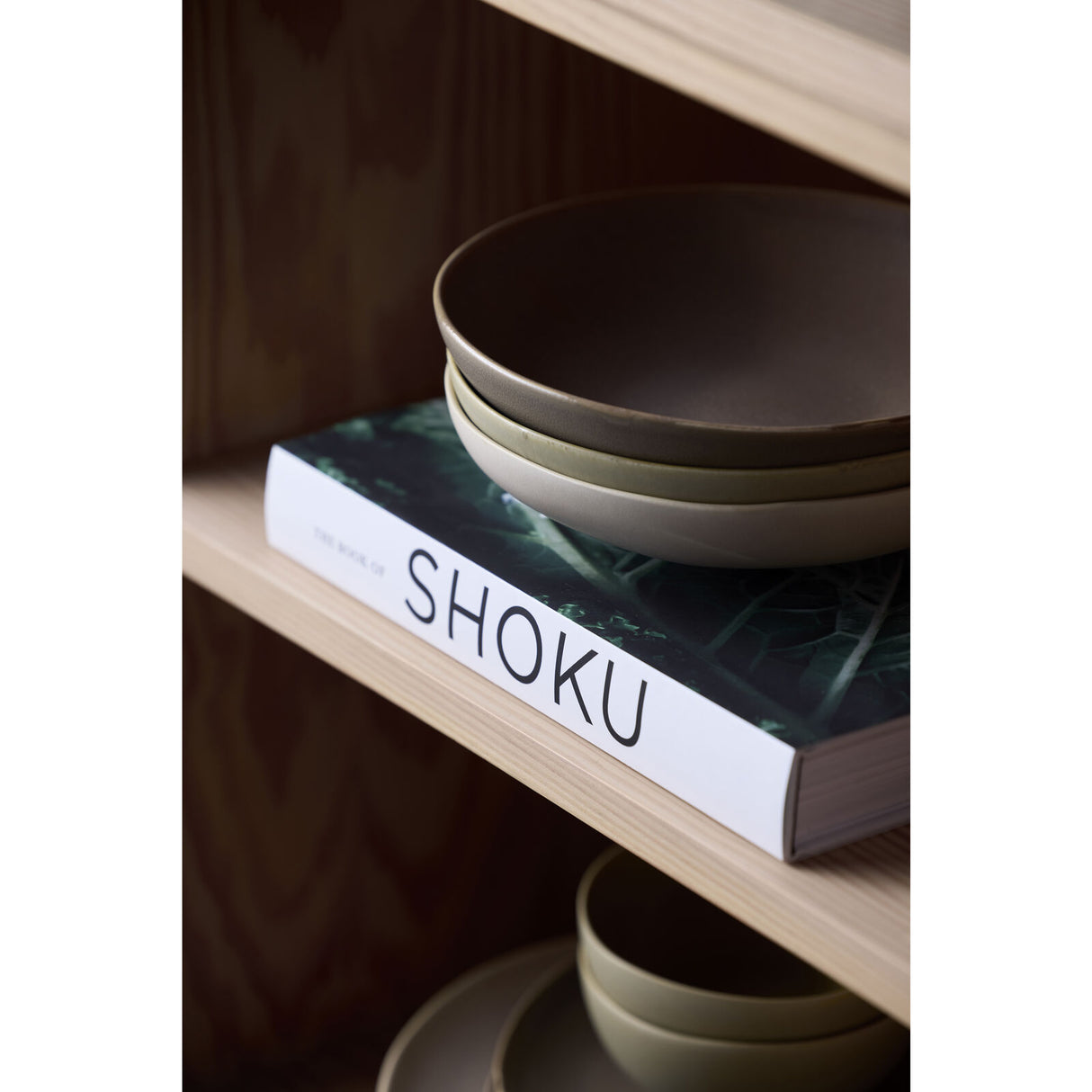 Pasta bowl Shoku 21 cm Warm Brown