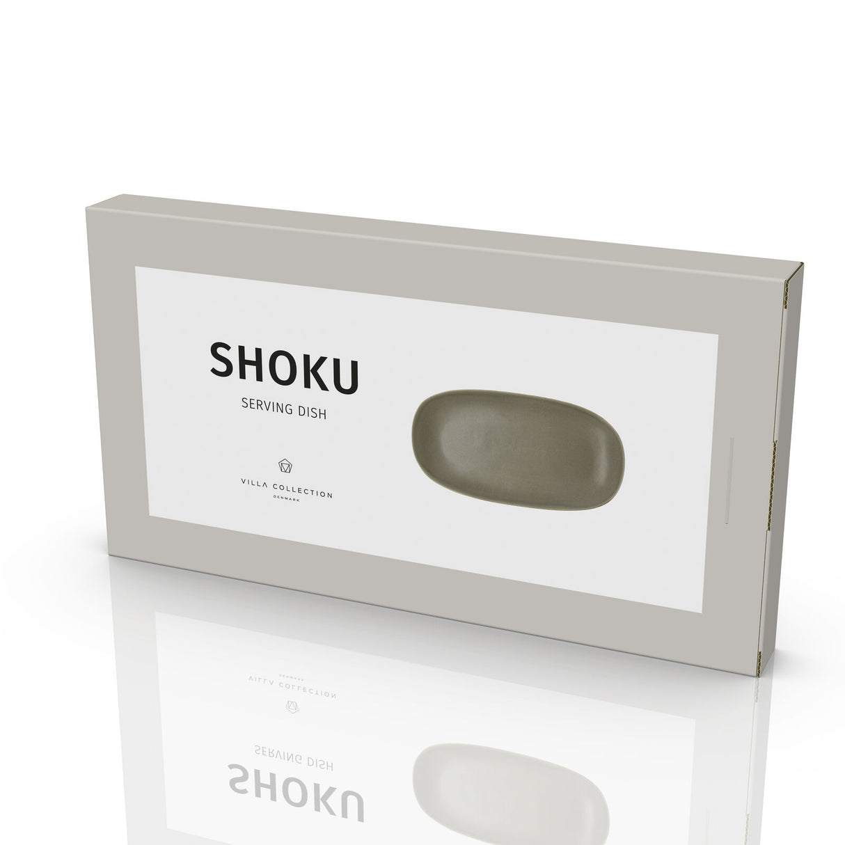 Serving dish Shoku 34 x 18 cm Warm Brown