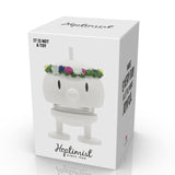 Hoptimist Midsommar Bumble 4,5 x 5,9 x 7,5 cm S White ABS/St