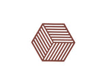 Trivet Hexagon Burgundy