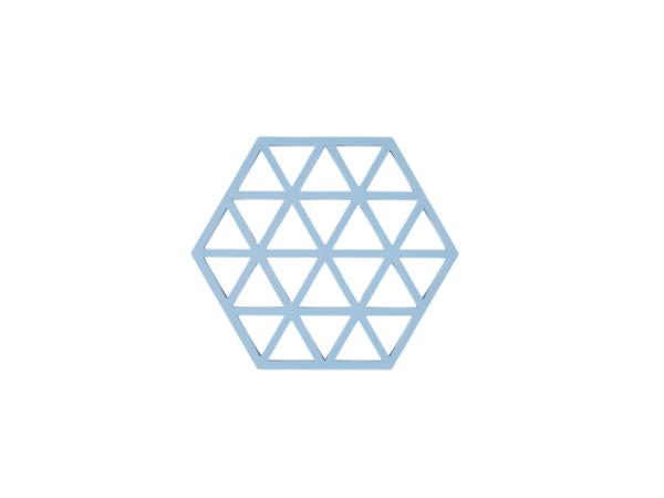 Trivet Triangles Blue