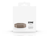Coasters Hexagon 6 pcs Taupe