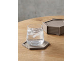 Coasters Bold 6 pcs Black