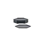 Coasters Bold 6 pcs Black