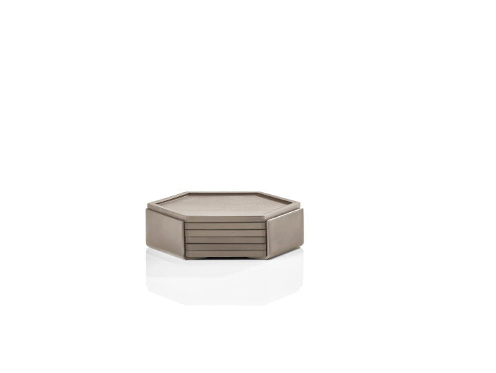 Coasters Bold 6 pcs Taupe