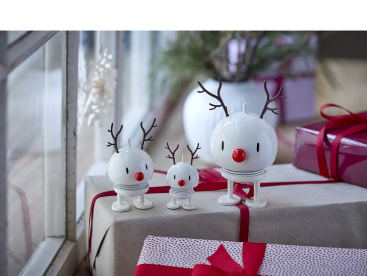 Hoptimist Reindeer Bumble Mini White