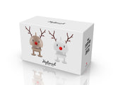 Hoptimist Reindeer Bumble set Latte/White Mini