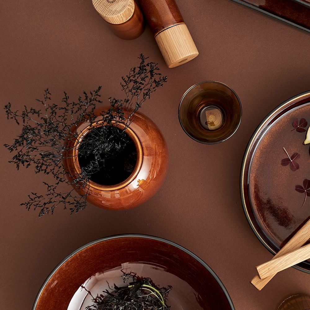 Vase 25cm Amber BITZ