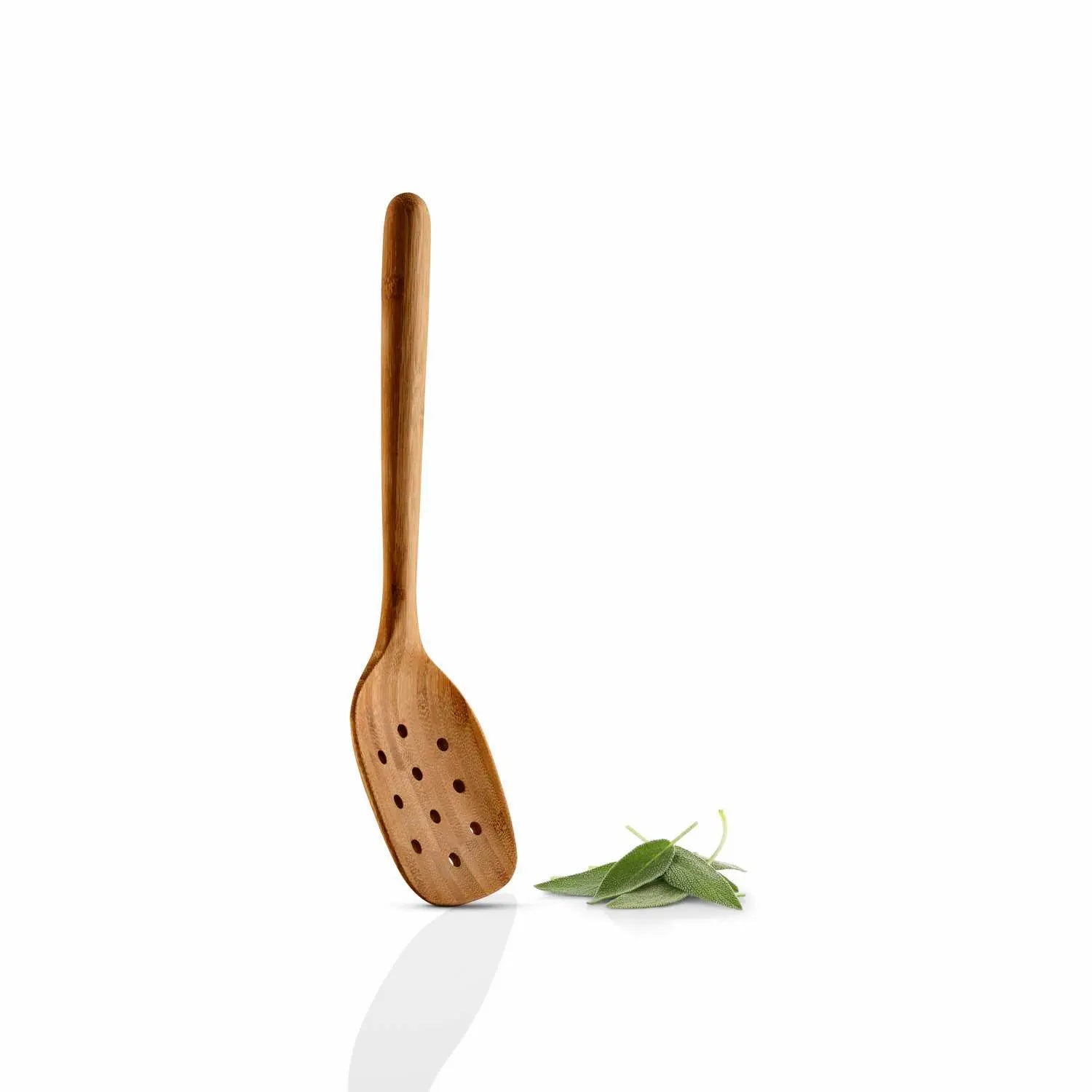 Nordic kitchen Perforated ladle bamboo