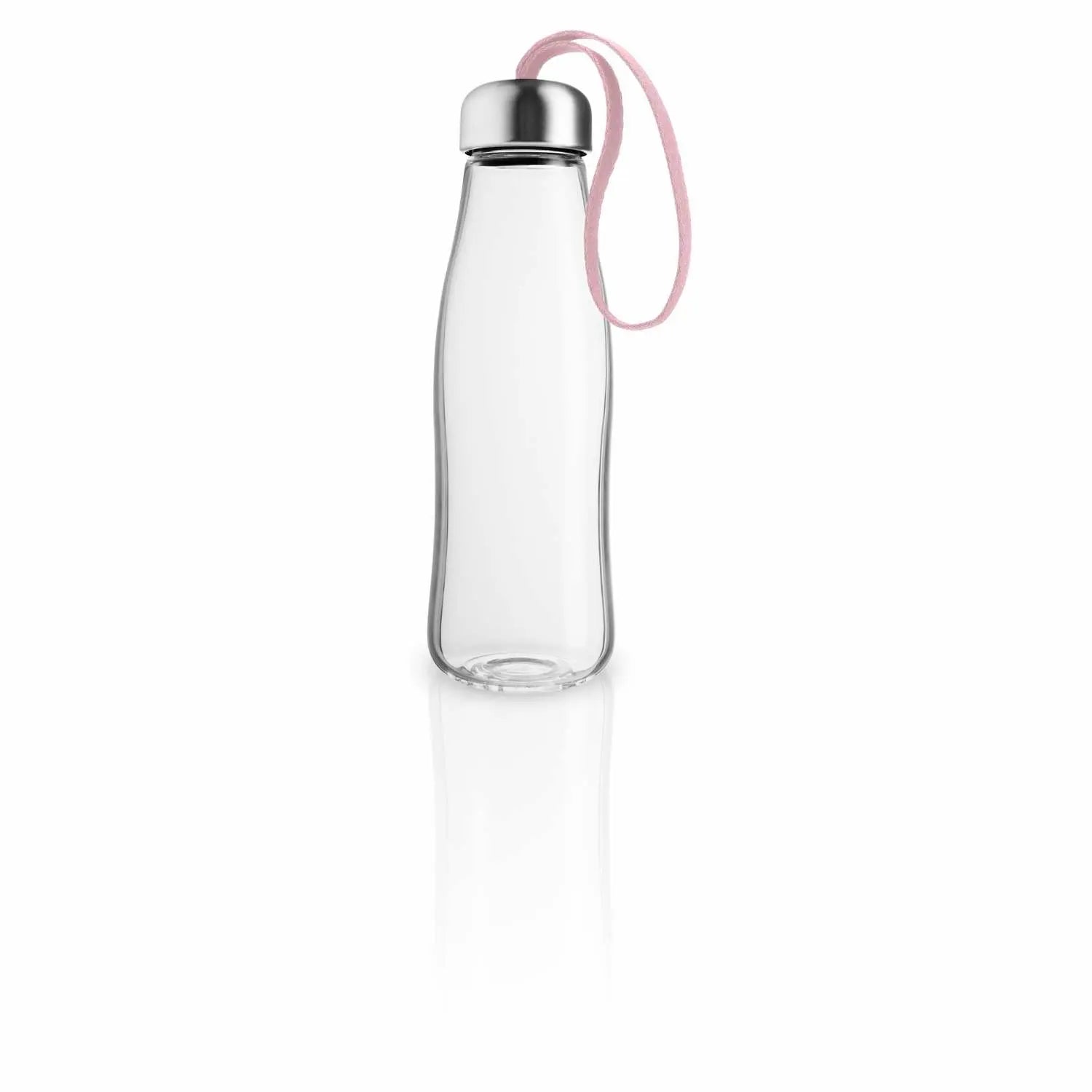 Glass drinking bottle 0.5l Rose quartz