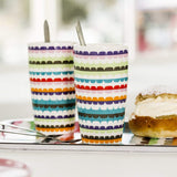 POP latte mug with spoon 2-pack