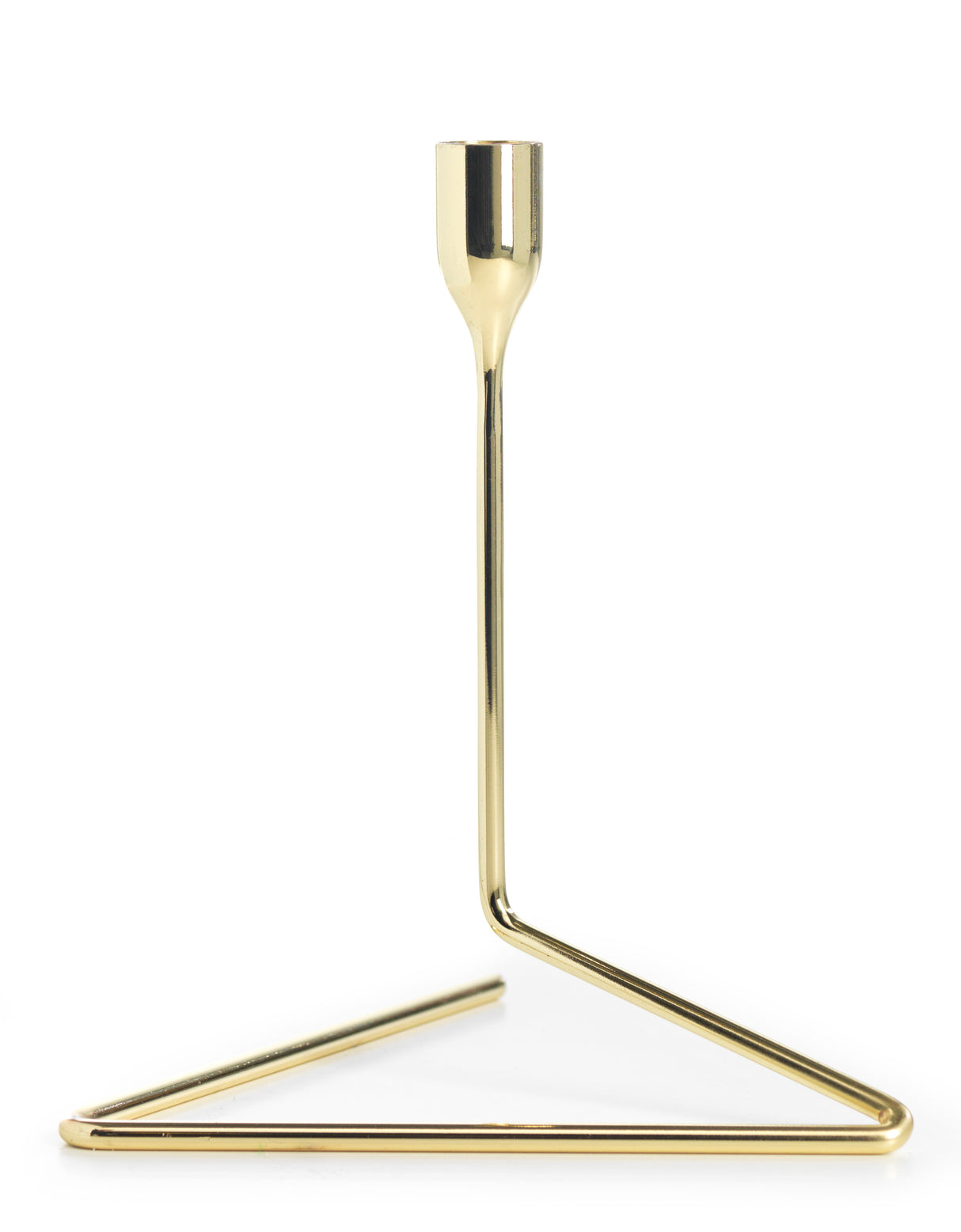 Puzzle Candleholder Medium Gold