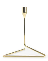 Puzzle Candleholder Medium Gold