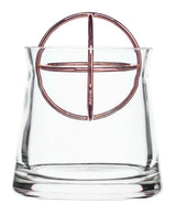 Vase S w. SS Ball Copperplated