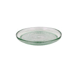 Glass plate Kusintha 25 cm Green