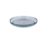 Glass plate Kusintha 25 cm Blue