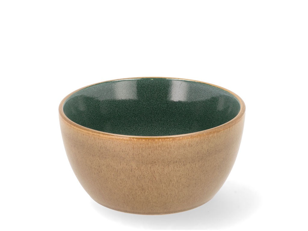 Bowl Wood 14 cm Wood/Forest Stoneware