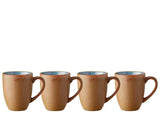Mug Wood 30 cl 4 pcs Wood/Ocean Stoneware