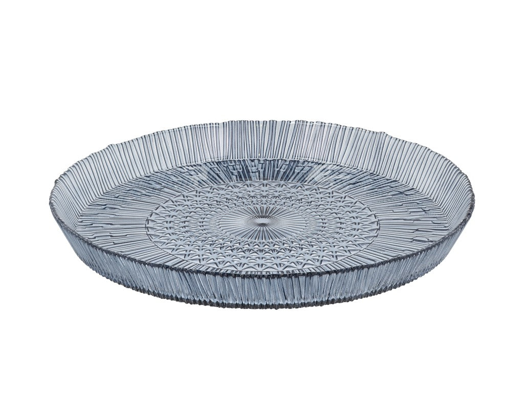 Serving dish round Kusintha 30 cm Blue