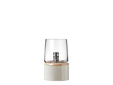 Oil lamp Gastro Dia. 8.5 x 14 cm Cream Stoneware/Steel/Glass