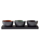 Cabaret set 10cm Black/dark 4pcs