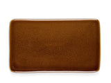 Side Plate 22x12 8cm Amber