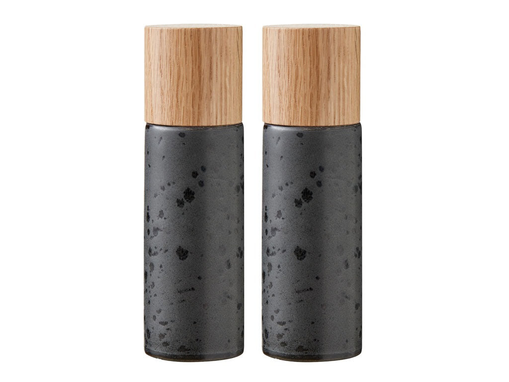 Salt & Pepper 17cm Matte black BITZ