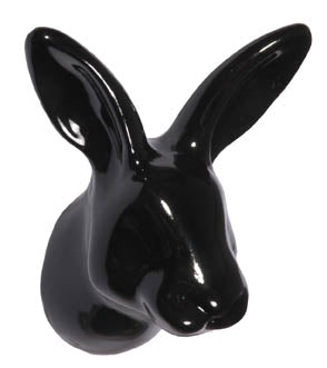 BUNNY wall hook Black