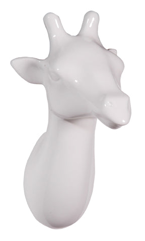 GIRAFFE wall hook White