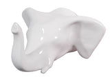 ELEPHANT wall hook White