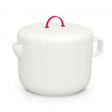 Promenade Porcelain tea pot + stainless steel strainer