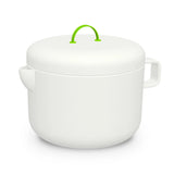 Promenade Porcelain tea pot + stainless steel strainer