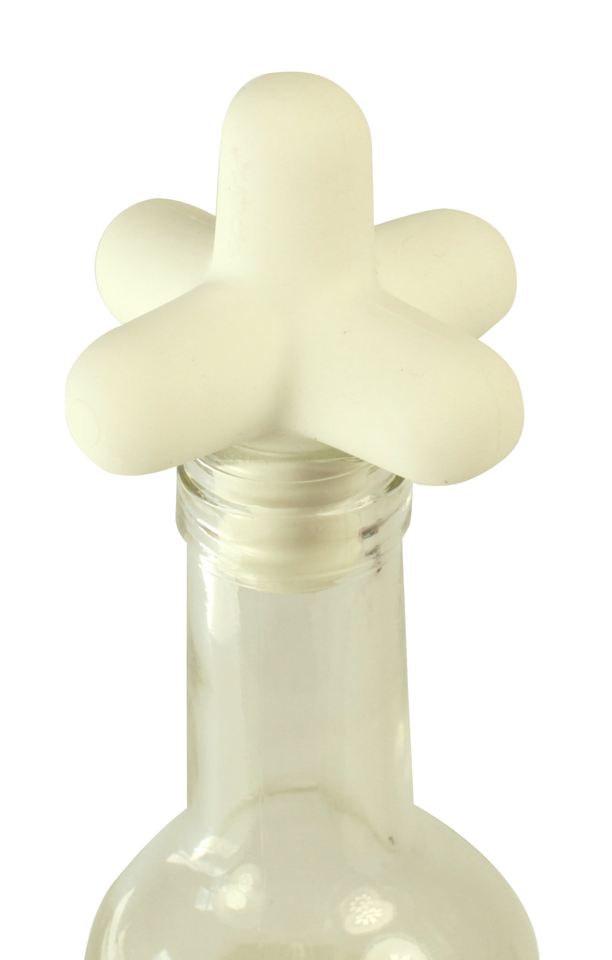 Spark Bottle stopper for wine  champagne  beer bottles - white