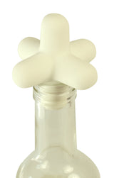 Spark Bottle stopper for wine  champagne  beer bottles - white