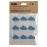 STICKO - 9 cloud shape sticky pads for fridge