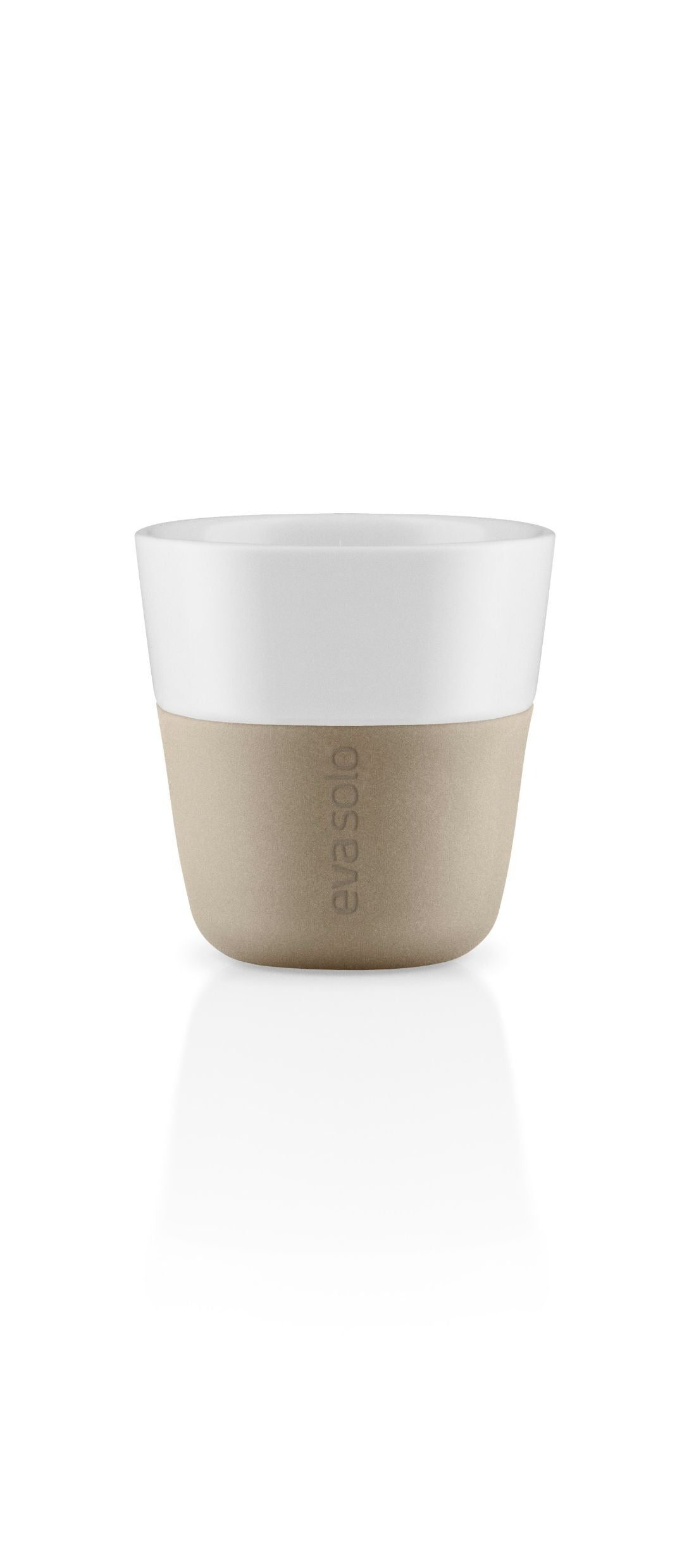 2 Espresso-krus Pearl beige