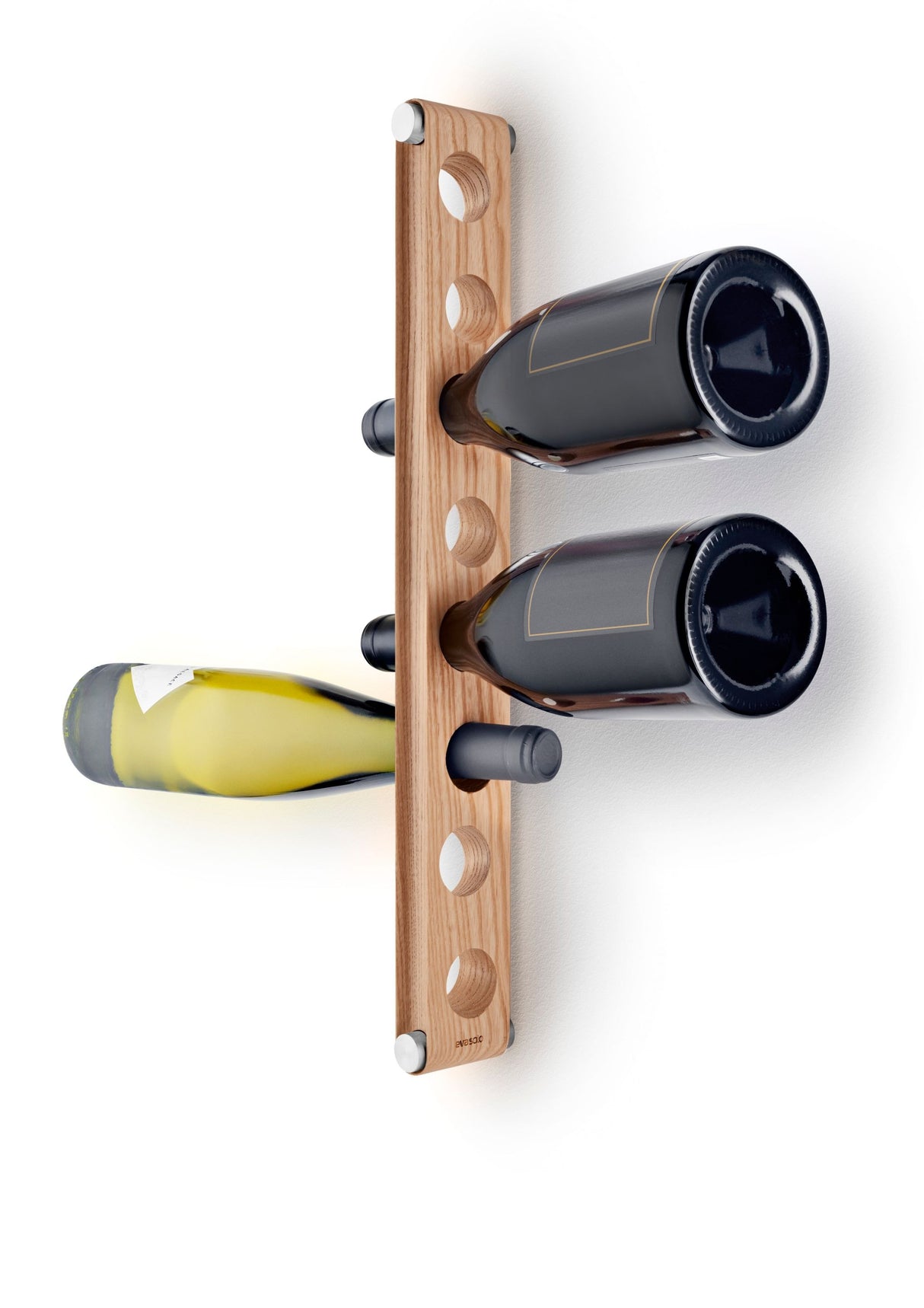 Hanging wine rack Oak Nordic kitchen