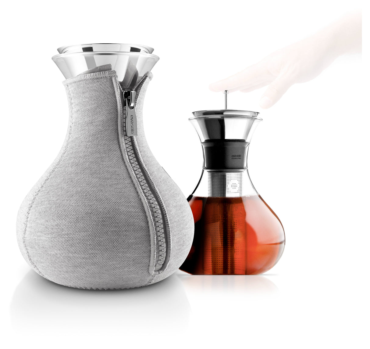 Tea-maker 1.0 l Light grey woven