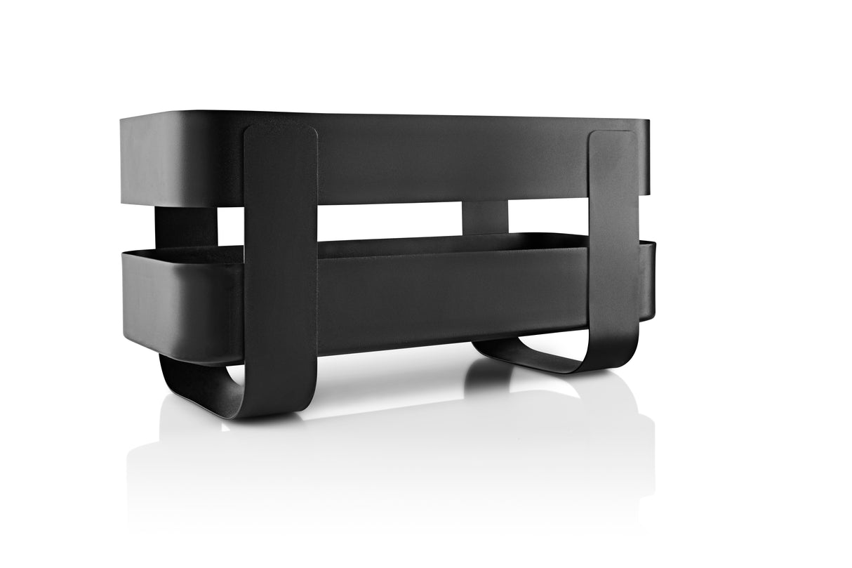 Self-watering herb organiser steel Black